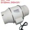 Quạt thông gió nối ống phi 150- SHP150